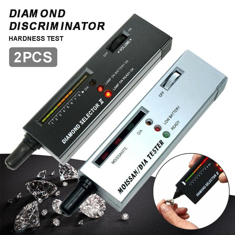 DL Diamond & Moissanite Tester Súprava nástrojov na testovanie drahokamov a šperkov s púzdrami