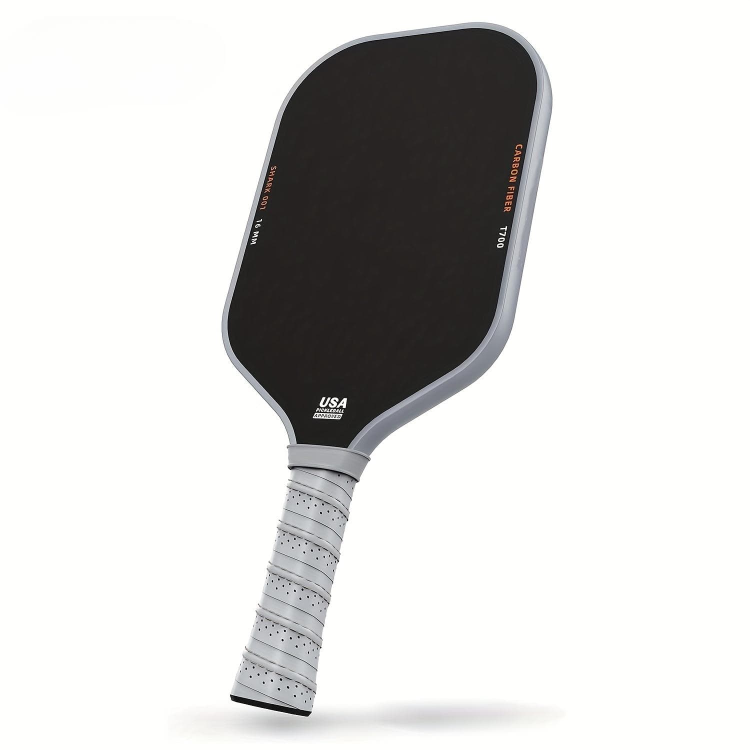 Pádlo na pickleball T700 Povrch z uhlíkových vlákien 16MM PP voštinové jadro Vysoký výkon Zvýšená sila&Ovládanie Protišmyková rukoväť