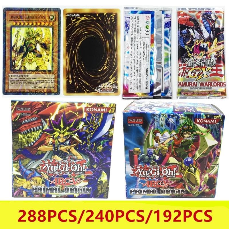 288ks/šarže Yugioh kariet Hľadajte legendárneho ducha Yu-Gi-Oh Duel Hranie kartovej hry Papierové karty Hračka