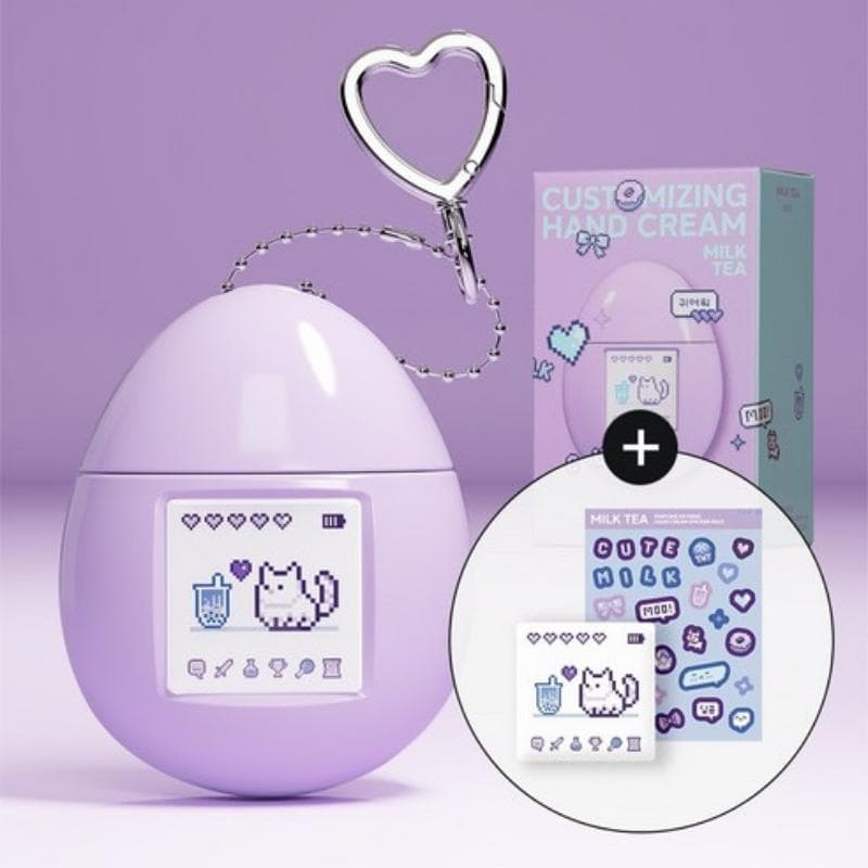 MUMCHIT prívesok na kľúče s vôňou Krém na ruky MLIEČNY ČAJ 50 ml