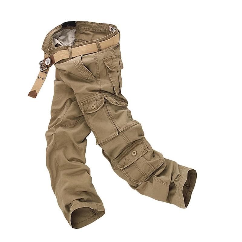 Military Cargo Nohavice Pánske Outdoor Ležérne Bavlnené Taktické nohavice s viacerými vreckami cm armádna zelená farba