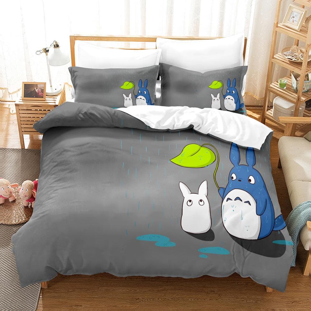 Miyazaki Hayao Spirited Away Posteľná súprava Prikrývka Studio Ghibli Totoro Obliečka na prikrývku Posteľná bielizeň Detská posteľ pre
