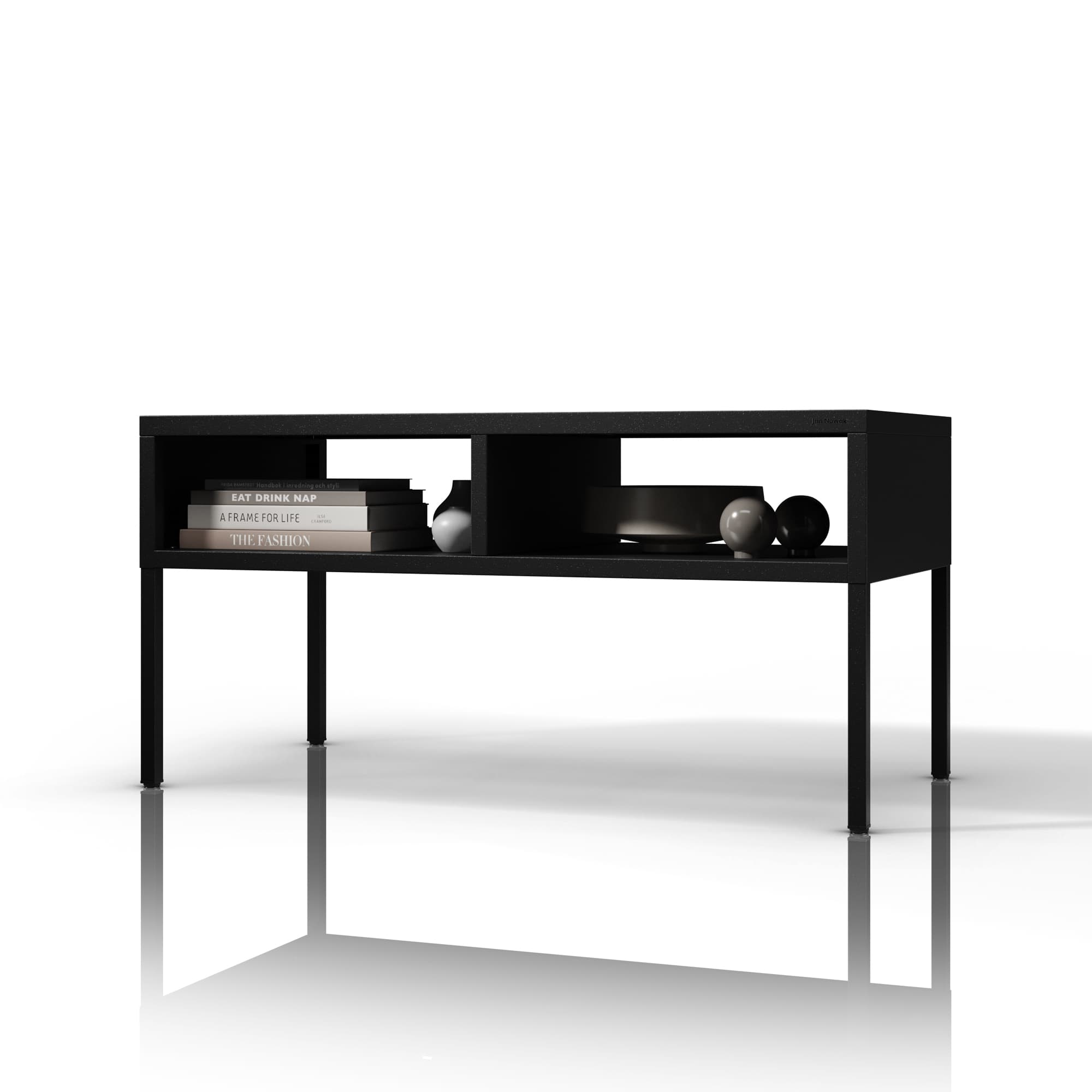 Konferenčný stolík MATTEO 900 x 450 x 450 mm, čierny