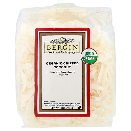 Bergin Fruit and Nut Company, Organický strúhaný kokos, 170 g