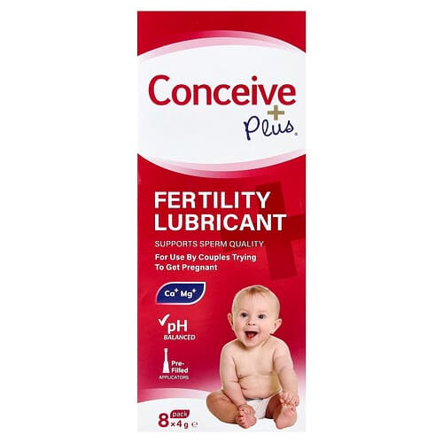 Conceive Plus, Lubrikant pre plodnosť, balenie 8 kusov, 4 g