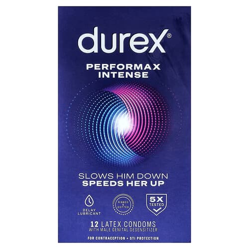 Durex, Performax Intense, bežný strih, 12 latexových kondómov