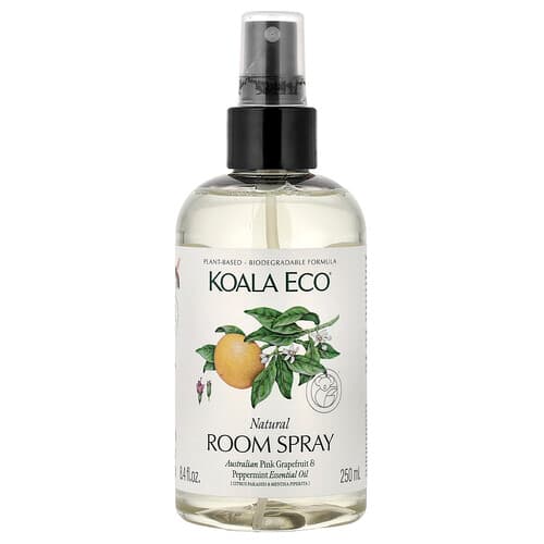Koala Eco, Prírodný osviežovač vzduchu, esenciálny olej, austrálsky ružový grapefruit a mäta pieporná, 250 ml