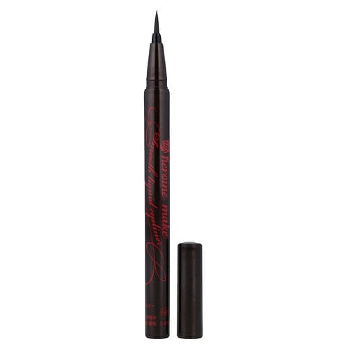 KissMe, Heroine Make, hladká tekutá očná linka Super Keep, odtieň 03 hnedá čierna, 0,014 fl oz (0,4 ml)