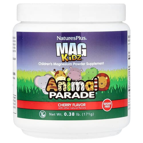 NaturesPlus, Animal Parade®, Mag Kidz®, čerešňa, 171 g
