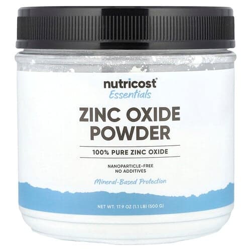 Nutricost, Essential, prášok oxidu zinočnatého, 500 g