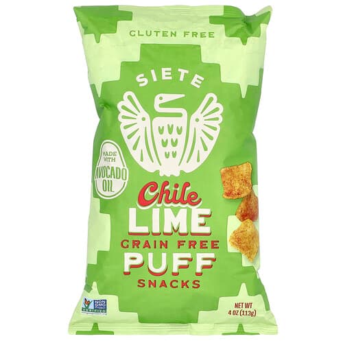 Siete, Bezobilné lístkové maškrty, čili a limetka, 113 g