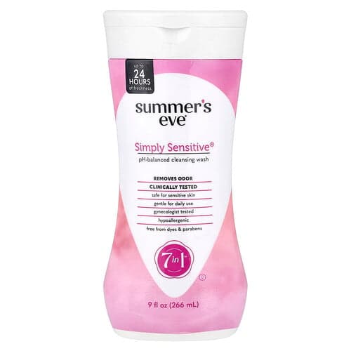 Summer's Eve, Denný jemný umývací gél, Simply Sensitive®, 266 ml
