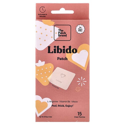 The Patch Brand, Náplasť na libido, 15 priehľadných náplastí