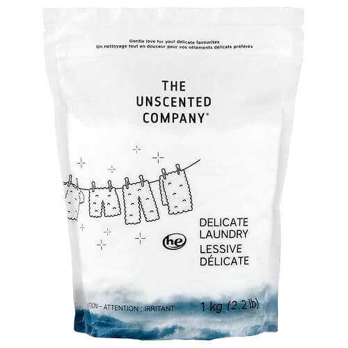 The Unscented Company, Jemná bielizeň, bez vône, 1 kg