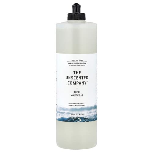 The Unscented Company, Saponát na riad, bez vône, 750 ml