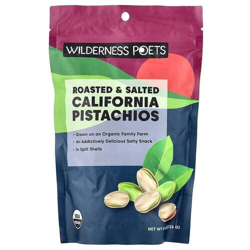 Wilderness Poets, Kalifornské pistácie, pražené a solené, 226 g