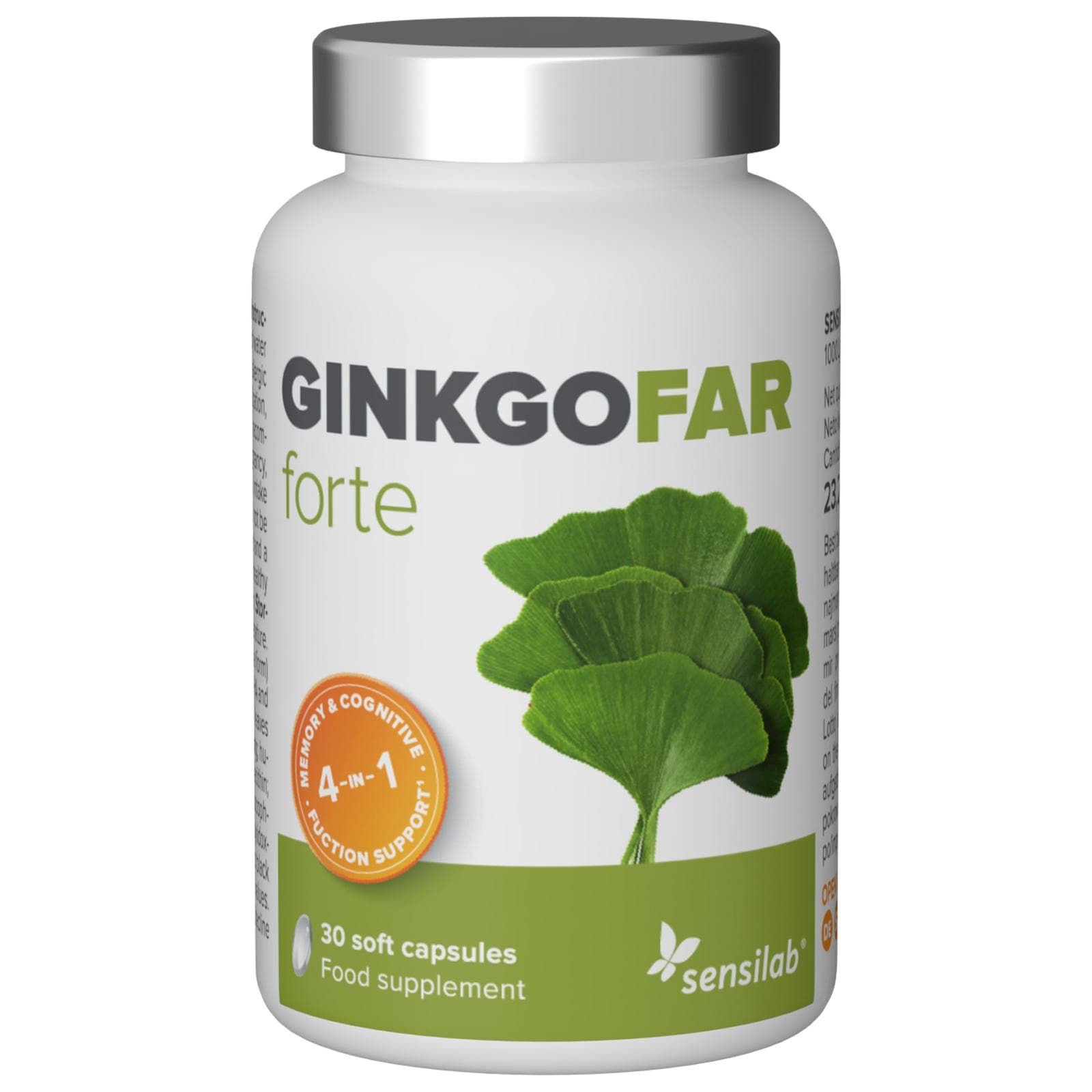 GinkgoFAR forte – prírodná podpora pamäti a koncentrácie