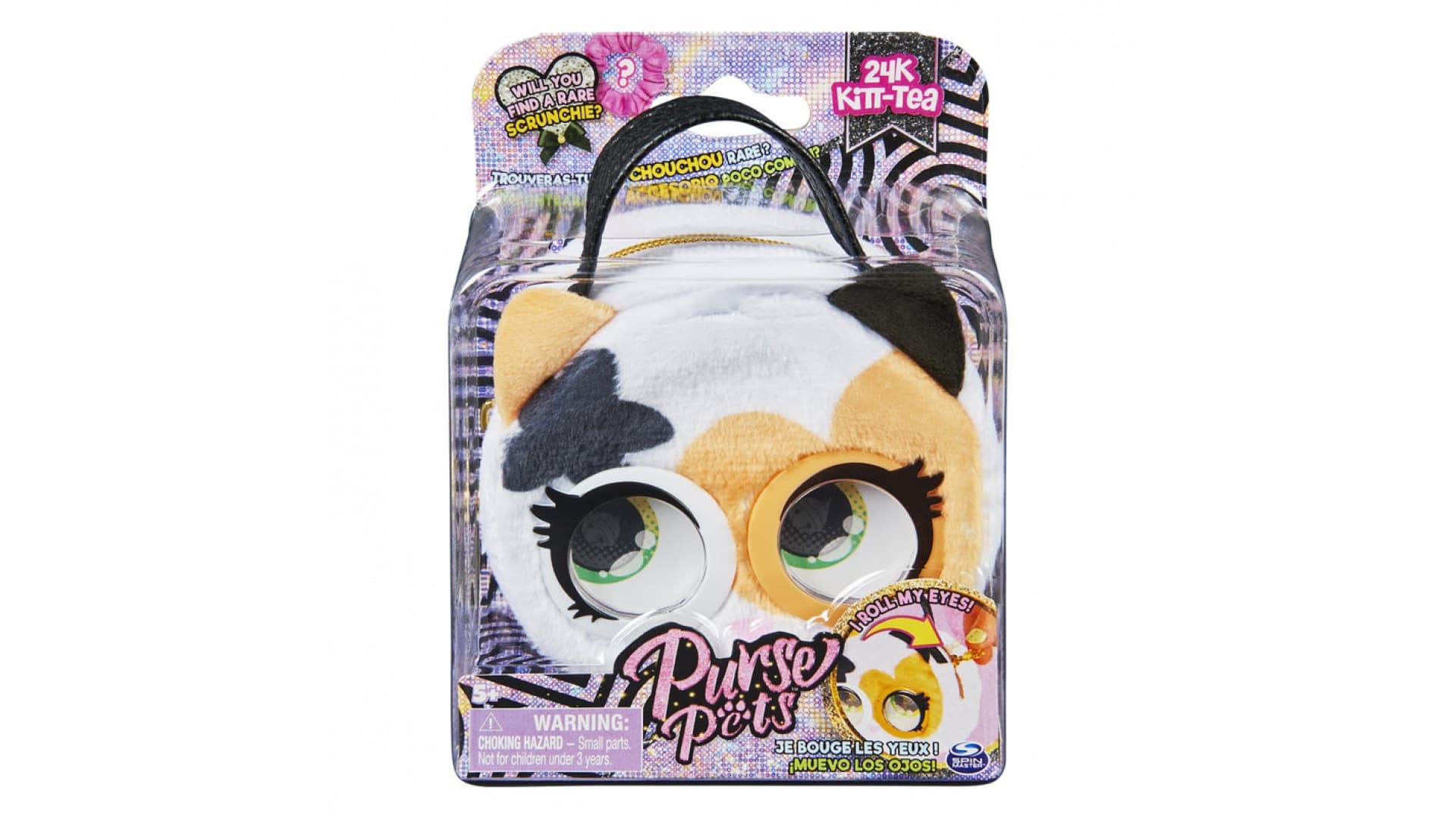 Purse Pets mini kabelkový mazlíček Kitt Tea