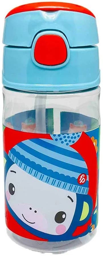 Plastová fľaša na pitie Fisher-Price s opičkou