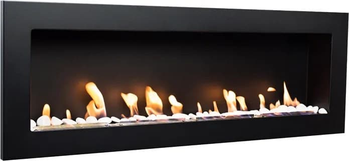 BIOFLAME biokrb Easy L Open Čierna 115x40 cm