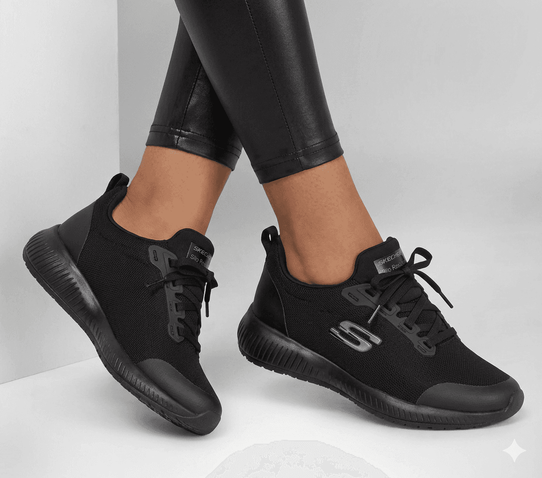 Skechers squad sr slip on - work shoes 38,5