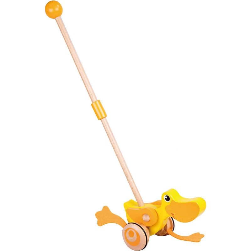 Classic world Striekadlo Kačička drevo 55cm s tyčkou
