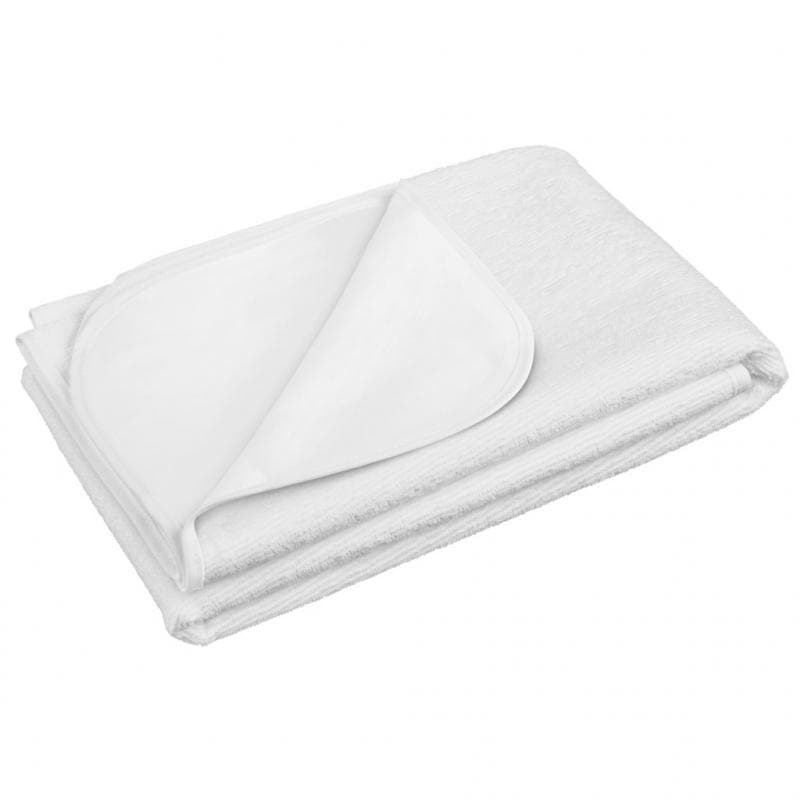 Nepremokavá podložka na detský matrac do postieľky froté 60x120 biela