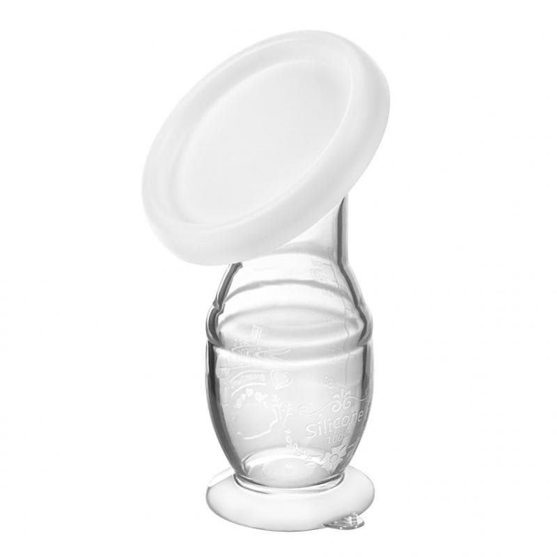 Akuku Ručná odsávačka mlieka kolektor 100ml silikónová