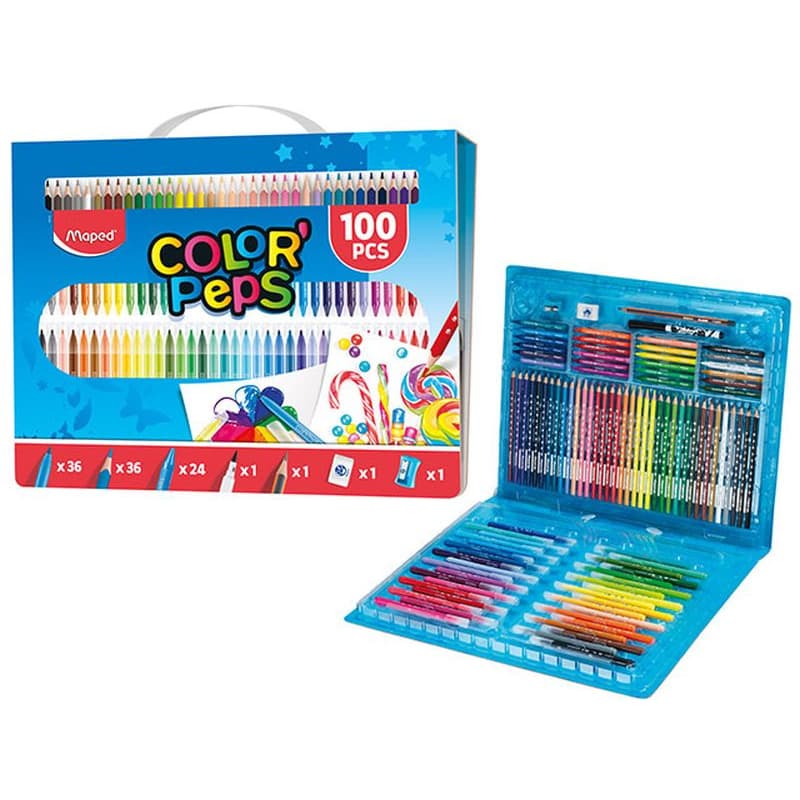 Creativ sada pre malých umelcov 100 ks Color'Peps