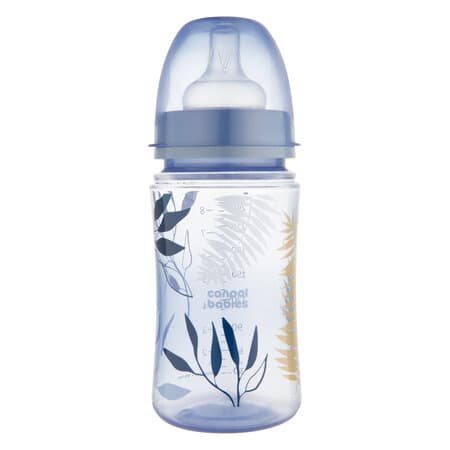 Canpol Babies CANPOL 35/240 EasyStart antikoliková fľaša 240ml ZLATO modrá