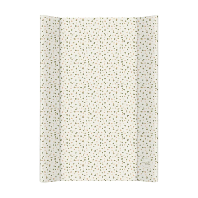 Ceba Baby Prebaľovacia podložka 50x70 Basic Spots pevná na postieľku 120x60