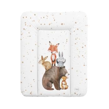 Ceba Baby Prebaľovacia podložka mäkká malá 50x70 Basic Forest Friends