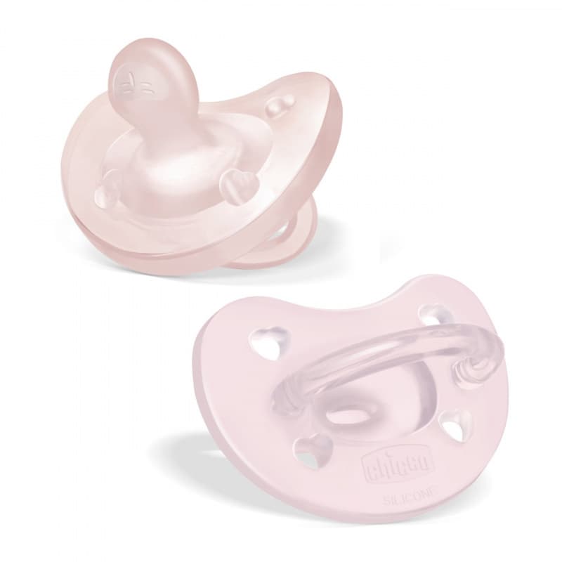 Chicco cumlík PF Soft pink 2-6 m 2 ks