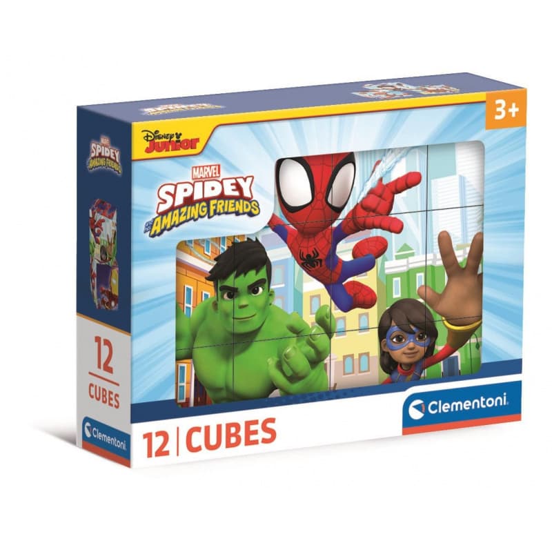 Clementoni Puzzle stavebnice 12 ks Spidey And His Amazing Friends