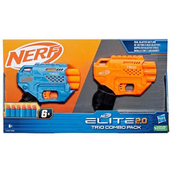 Hasbro Nerf elite 2.0 trio combo pack