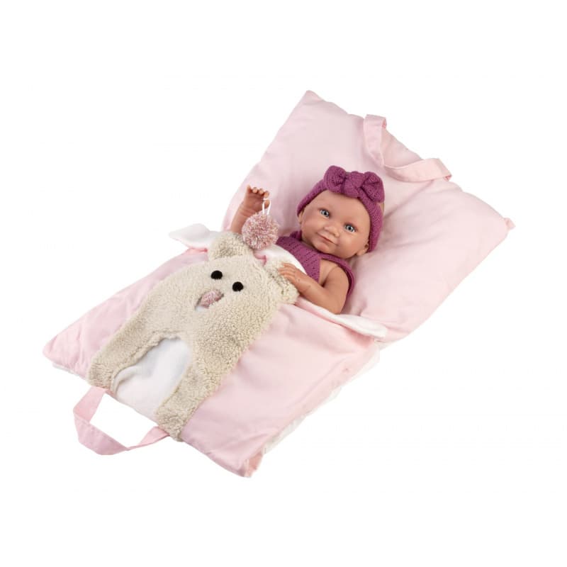 Llorens New Born dievčatko realistická bábika bábätko s celovinylovým telom 40 cm