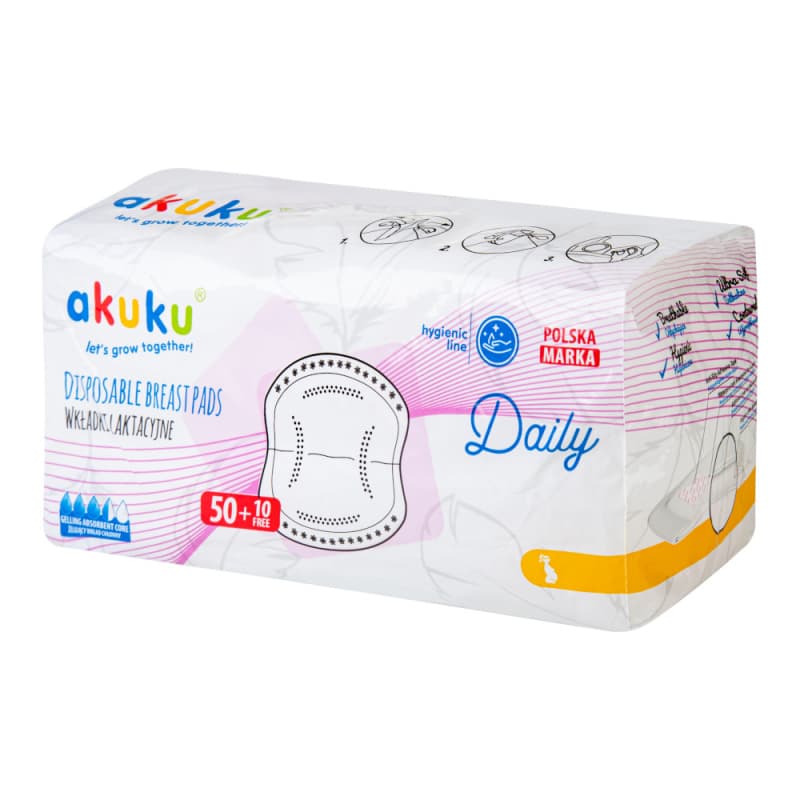 Mam Baby AKUKU DAILY prsné vložky 60 ks