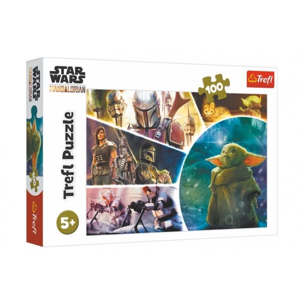 Trefl Puzzle Star Wars / The Mandalorianov 100 dielikov 41x27,5cm v krabici 29x19x4cm