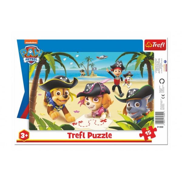 Trefl Puzzle doskové Priatelia z Tlapkové patroly / Paw Patrol 15 dielikov