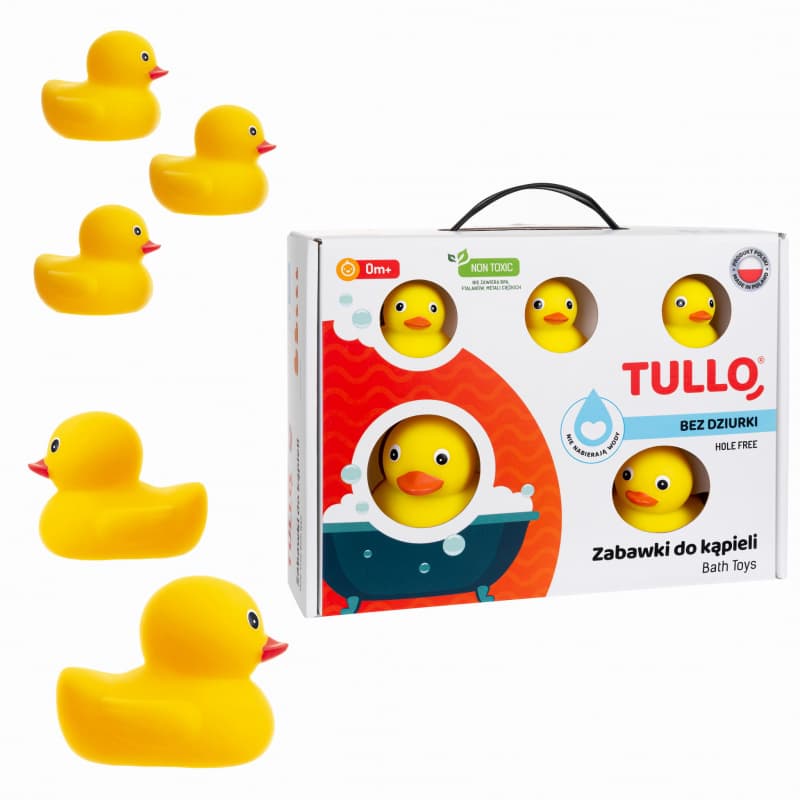 Tullo kačičky do kúpeľa 5 ks bez dierky hygienické