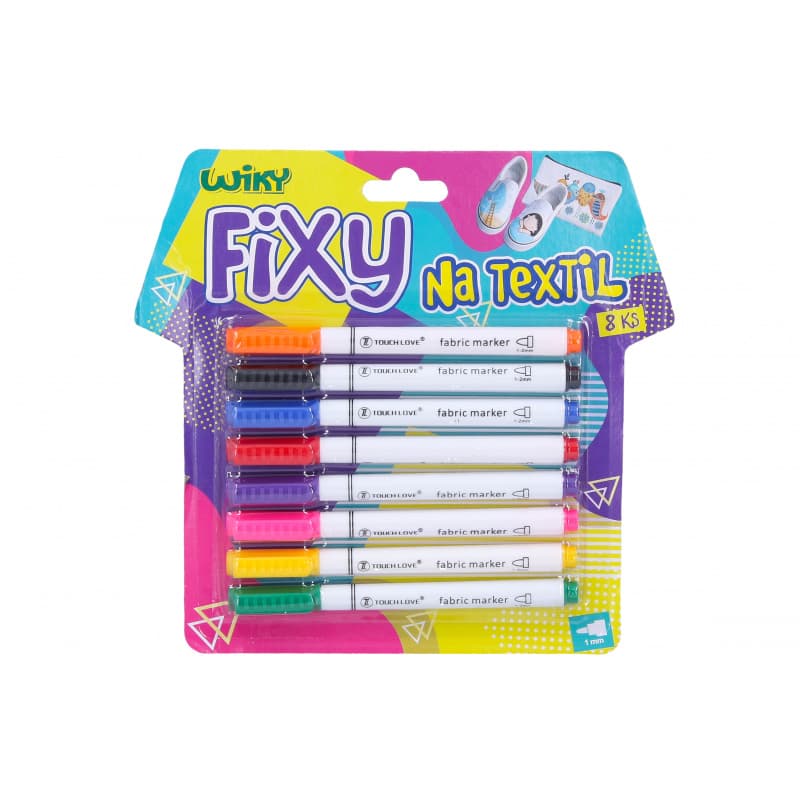 Fixky na textil 8ks