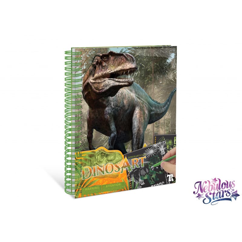 Nebulous Stars Dinosaury Vyškrabávací denníček