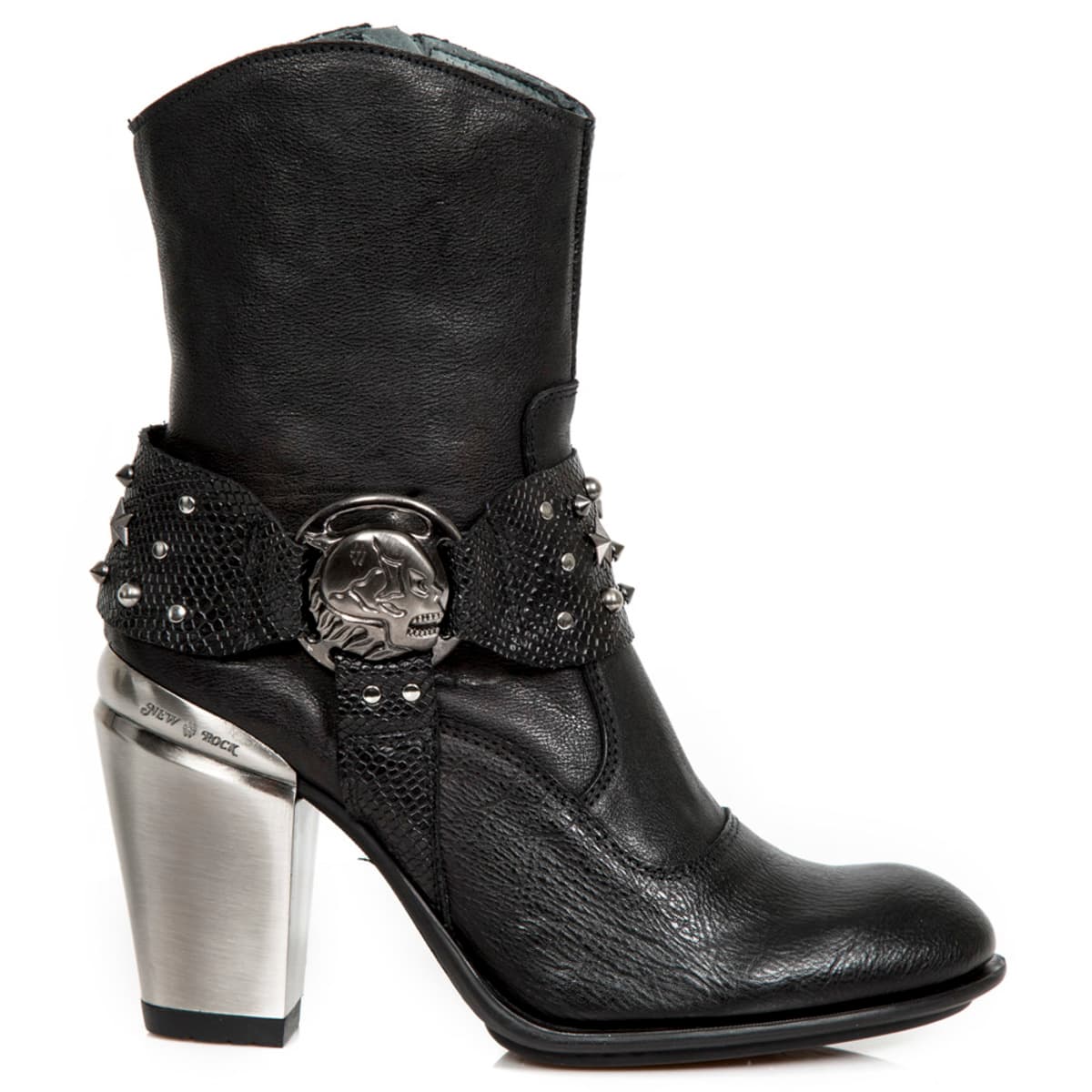 topánky na podpätku dámske - BUFALO WILD NEGRO - NEW ROCK - M.7988-C19 41