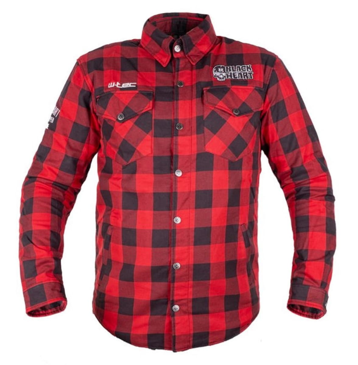moto košele BLACK HEART - Rattlesneak - Red 4XL