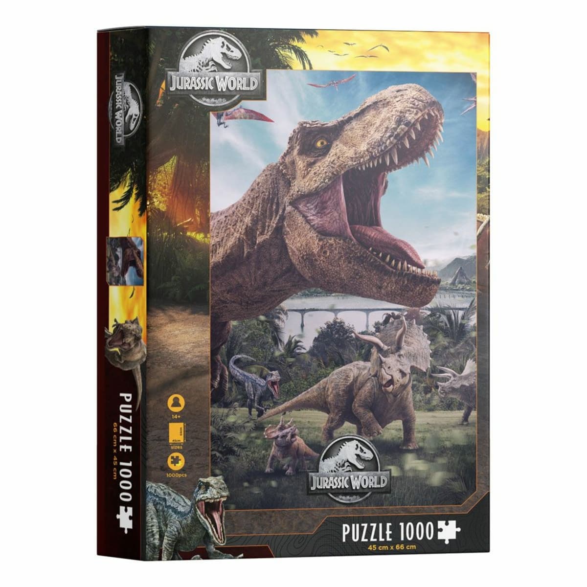 puzzle Jurský svět - Jigsaw - Rex