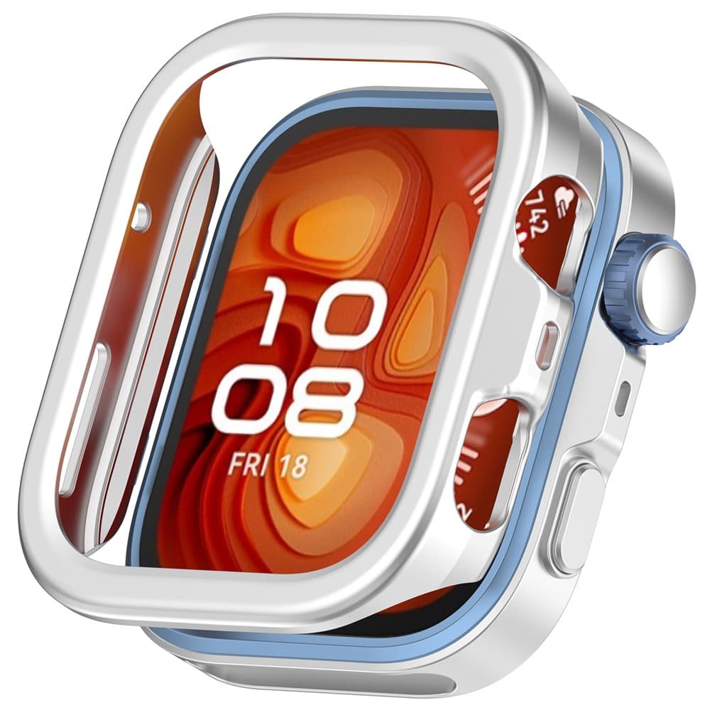 PC HALF COVER Plastový kryt Huawei Watch Fit 4 strieborný