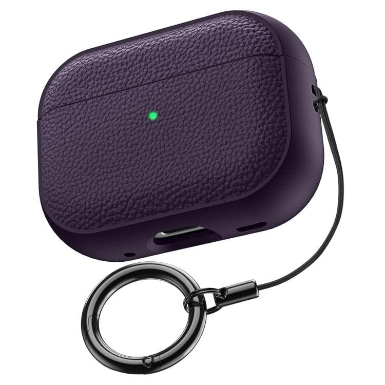 LYCHEE TPU Puzdro na slúchadlá Apple AirPods Pro 3 tmavofialové