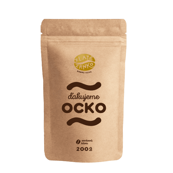 Káva Zlaté Zrnko - Ďakujeme ocko (Emília) 200g