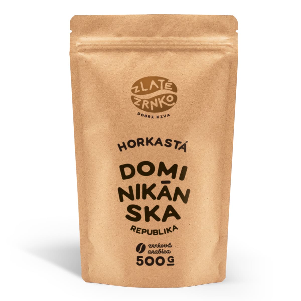 Káva Zlaté Zrnko - Dominikánska Republika "HORKASTÁ" 500g