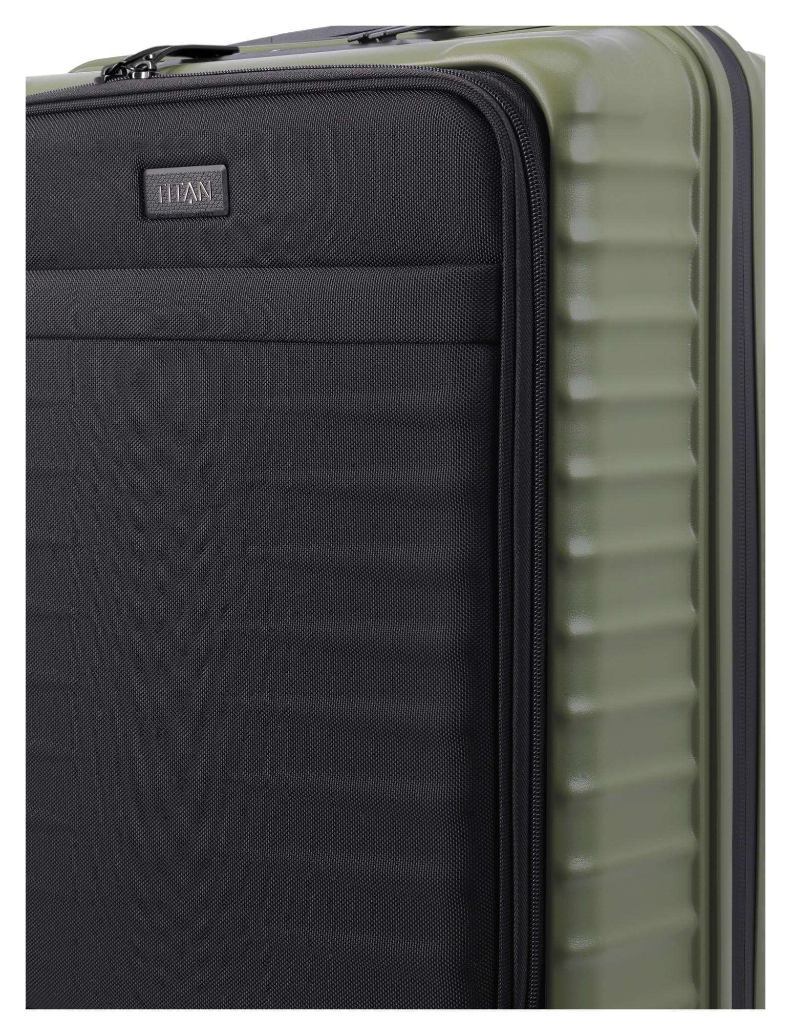 Palubný kufor na notebook Titan Upgrade S23 Front pocket Forest green